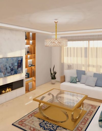 Salones en diseño 3D